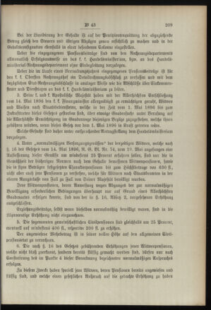 Post- und Telegraphen-Verordnungsblatt für das Verwaltungsgebiet des K.-K. Handelsministeriums 18960605 Seite: 7