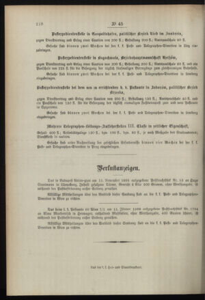 Post- und Telegraphen-Verordnungsblatt für das Verwaltungsgebiet des K.-K. Handelsministeriums 18960612 Seite: 4