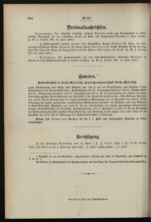 Post- und Telegraphen-Verordnungsblatt für das Verwaltungsgebiet des K.-K. Handelsministeriums 18960704 Seite: 8