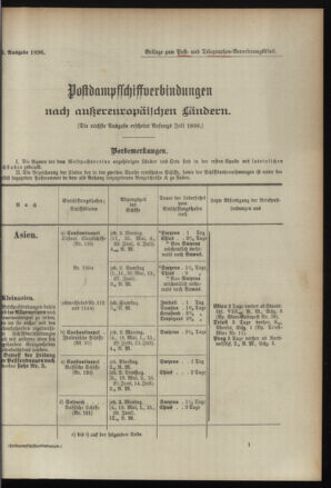 Post- und Telegraphen-Verordnungsblatt für das Verwaltungsgebiet des K.-K. Handelsministeriums 18960707 Seite: 5