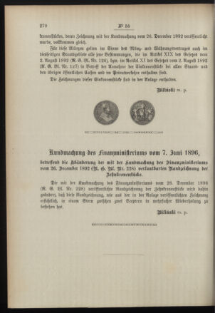 Post- und Telegraphen-Verordnungsblatt für das Verwaltungsgebiet des K.-K. Handelsministeriums 18960710 Seite: 2