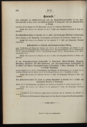 Post- und Telegraphen-Verordnungsblatt für das Verwaltungsgebiet des K.-K. Handelsministeriums 18960727 Seite: 4