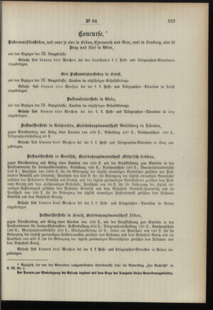 Post- und Telegraphen-Verordnungsblatt für das Verwaltungsgebiet des K.-K. Handelsministeriums 18960808 Seite: 5