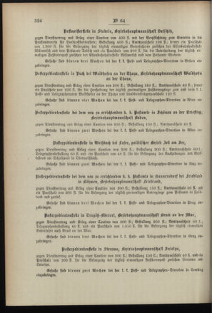 Post- und Telegraphen-Verordnungsblatt für das Verwaltungsgebiet des K.-K. Handelsministeriums 18960808 Seite: 6