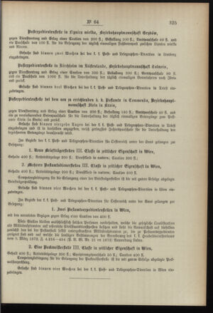 Post- und Telegraphen-Verordnungsblatt für das Verwaltungsgebiet des K.-K. Handelsministeriums 18960808 Seite: 7