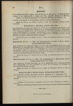 Post- und Telegraphen-Verordnungsblatt für das Verwaltungsgebiet des K.-K. Handelsministeriums 18960813 Seite: 4