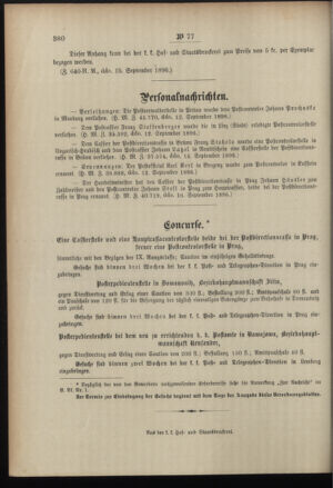 Post- und Telegraphen-Verordnungsblatt für das Verwaltungsgebiet des K.-K. Handelsministeriums 18960922 Seite: 2