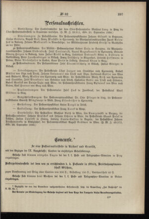 Post- und Telegraphen-Verordnungsblatt für das Verwaltungsgebiet des K.-K. Handelsministeriums 18961005 Seite: 3