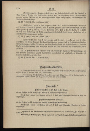 Post- und Telegraphen-Verordnungsblatt für das Verwaltungsgebiet des K.-K. Handelsministeriums 18961017 Seite: 2