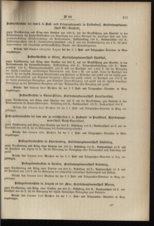 Post- und Telegraphen-Verordnungsblatt für das Verwaltungsgebiet des K.-K. Handelsministeriums 18961017 Seite: 3