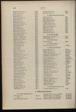 Post- und Telegraphen-Verordnungsblatt für das Verwaltungsgebiet des K.-K. Handelsministeriums 18961104 Seite: 8