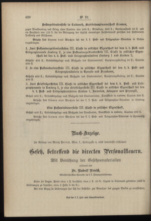 Post- und Telegraphen-Verordnungsblatt für das Verwaltungsgebiet des K.-K. Handelsministeriums 18961107 Seite: 4