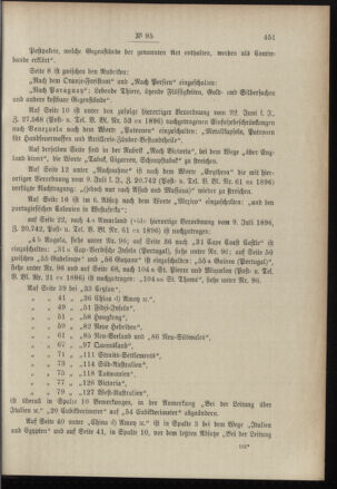 Post- und Telegraphen-Verordnungsblatt für das Verwaltungsgebiet des K.-K. Handelsministeriums 18961117 Seite: 3