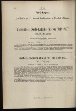 Post- und Telegraphen-Verordnungsblatt für das Verwaltungsgebiet des K.-K. Handelsministeriums 18961124 Seite: 4