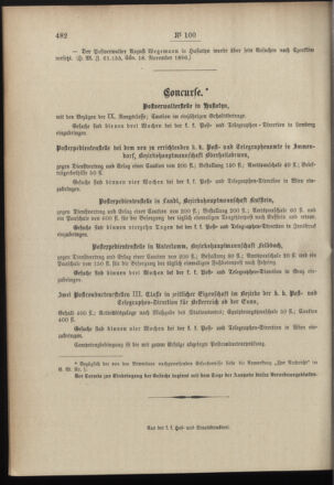 Post- und Telegraphen-Verordnungsblatt für das Verwaltungsgebiet des K.-K. Handelsministeriums 18961128 Seite: 4