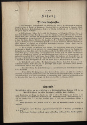 Post- und Telegraphen-Verordnungsblatt für das Verwaltungsgebiet des K.-K. Handelsministeriums 18961201 Seite: 2