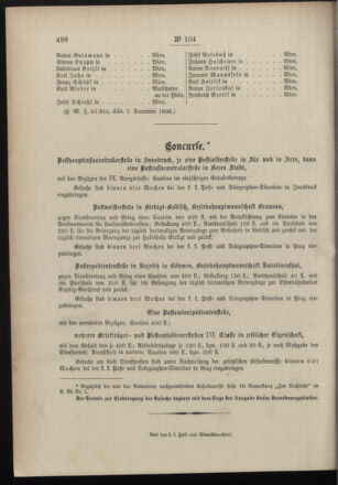 Post- und Telegraphen-Verordnungsblatt für das Verwaltungsgebiet des K.-K. Handelsministeriums 18961214 Seite: 4