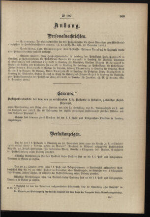 Post- und Telegraphen-Verordnungsblatt für das Verwaltungsgebiet des K.-K. Handelsministeriums 18961217 Seite: 3