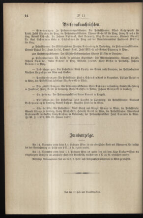 Post- und Telegraphen-Verordnungsblatt für das Verwaltungsgebiet des K.-K. Handelsministeriums 18970203 Seite: 4