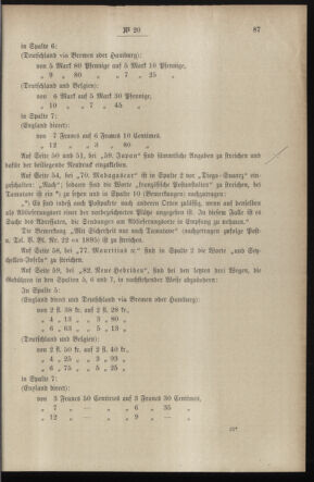 Post- und Telegraphen-Verordnungsblatt für das Verwaltungsgebiet des K.-K. Handelsministeriums 18970301 Seite: 3