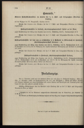 Post- und Telegraphen-Verordnungsblatt für das Verwaltungsgebiet des K.-K. Handelsministeriums 18970309 Seite: 4