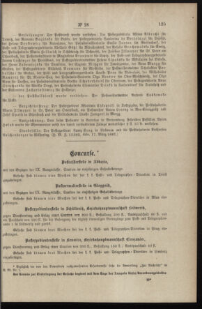 Post- und Telegraphen-Verordnungsblatt für das Verwaltungsgebiet des K.-K. Handelsministeriums 18970322 Seite: 3