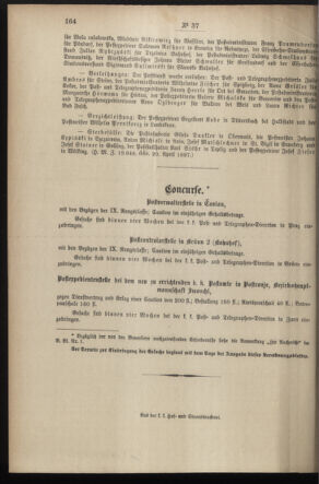 Post- und Telegraphen-Verordnungsblatt für das Verwaltungsgebiet des K.-K. Handelsministeriums 18970424 Seite: 2