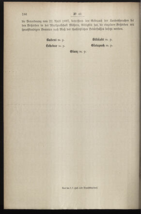 Post- und Telegraphen-Verordnungsblatt für das Verwaltungsgebiet des K.-K. Handelsministeriums 18970505 Seite: 6