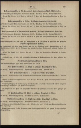 Post- und Telegraphen-Verordnungsblatt für das Verwaltungsgebiet des K.-K. Handelsministeriums 18970512 Seite: 3