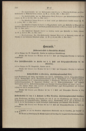 Post- und Telegraphen-Verordnungsblatt für das Verwaltungsgebiet des K.-K. Handelsministeriums 18970526 Seite: 4