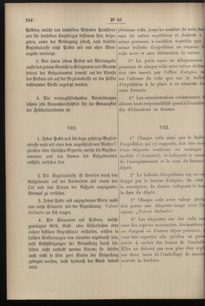 Post- und Telegraphen-Verordnungsblatt für das Verwaltungsgebiet des K.-K. Handelsministeriums 18970609 Seite: 14