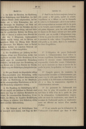 Post- und Telegraphen-Verordnungsblatt für das Verwaltungsgebiet des K.-K. Handelsministeriums 18970609 Seite: 7