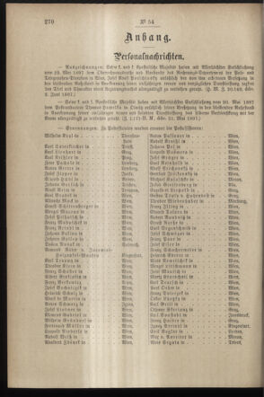 Post- und Telegraphen-Verordnungsblatt für das Verwaltungsgebiet des K.-K. Handelsministeriums 18970616 Seite: 2