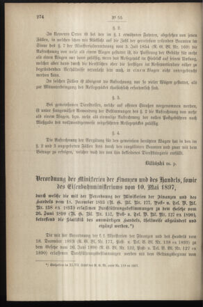 Post- und Telegraphen-Verordnungsblatt für das Verwaltungsgebiet des K.-K. Handelsministeriums 18970619 Seite: 2