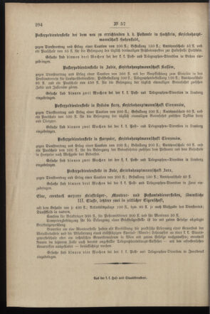 Post- und Telegraphen-Verordnungsblatt für das Verwaltungsgebiet des K.-K. Handelsministeriums 18970623 Seite: 4