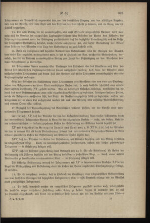 Post- und Telegraphen-Verordnungsblatt für das Verwaltungsgebiet des K.-K. Handelsministeriums 18970630 Seite: 9