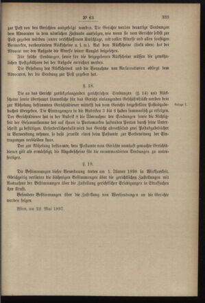 Post- und Telegraphen-Verordnungsblatt für das Verwaltungsgebiet des K.-K. Handelsministeriums 18970703 Seite: 7