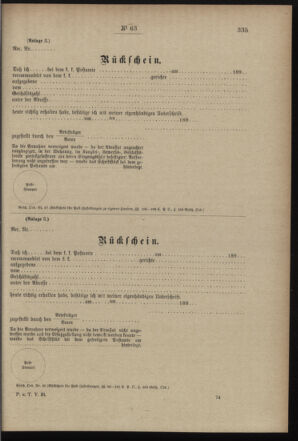 Post- und Telegraphen-Verordnungsblatt für das Verwaltungsgebiet des K.-K. Handelsministeriums 18970703 Seite: 9