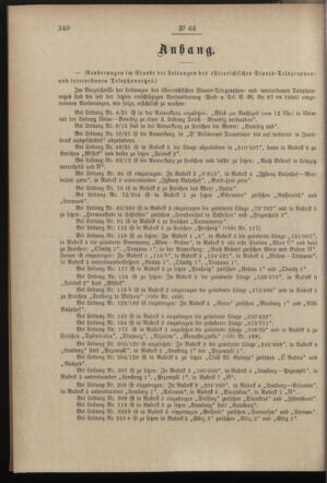 Post- und Telegraphen-Verordnungsblatt für das Verwaltungsgebiet des K.-K. Handelsministeriums 18970706 Seite: 2