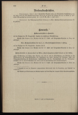 Post- und Telegraphen-Verordnungsblatt für das Verwaltungsgebiet des K.-K. Handelsministeriums 18970715 Seite: 4