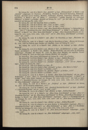 Post- und Telegraphen-Verordnungsblatt für das Verwaltungsgebiet des K.-K. Handelsministeriums 18970724 Seite: 6