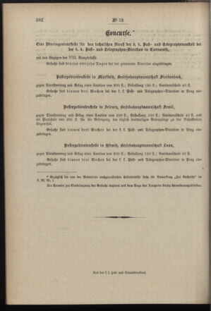 Post- und Telegraphen-Verordnungsblatt für das Verwaltungsgebiet des K.-K. Handelsministeriums 18970731 Seite: 4