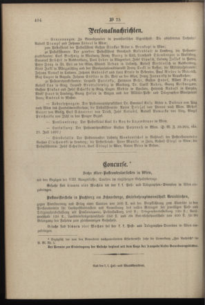 Post- und Telegraphen-Verordnungsblatt für das Verwaltungsgebiet des K.-K. Handelsministeriums 18970809 Seite: 8