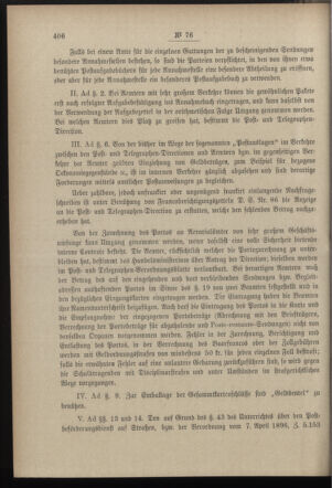 Post- und Telegraphen-Verordnungsblatt für das Verwaltungsgebiet des K.-K. Handelsministeriums 18970810 Seite: 2