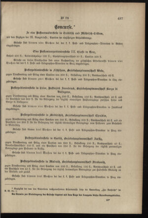 Post- und Telegraphen-Verordnungsblatt für das Verwaltungsgebiet des K.-K. Handelsministeriums 18970818 Seite: 3