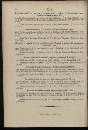 Post- und Telegraphen-Verordnungsblatt für das Verwaltungsgebiet des K.-K. Handelsministeriums 18970825 Seite: 4