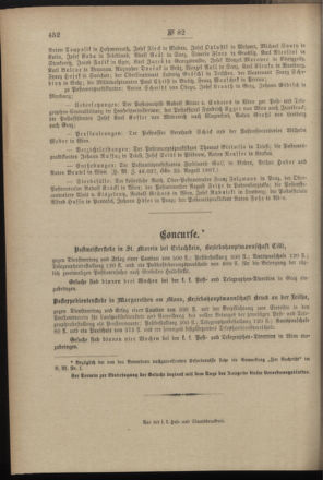 Post- und Telegraphen-Verordnungsblatt für das Verwaltungsgebiet des K.-K. Handelsministeriums 18970904 Seite: 8