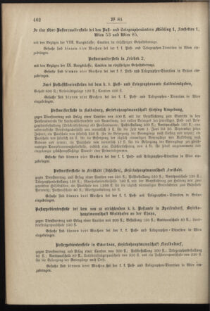 Post- und Telegraphen-Verordnungsblatt für das Verwaltungsgebiet des K.-K. Handelsministeriums 18970923 Seite: 6