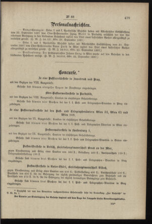 Post- und Telegraphen-Verordnungsblatt für das Verwaltungsgebiet des K.-K. Handelsministeriums 18971006 Seite: 3