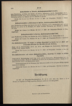 Post- und Telegraphen-Verordnungsblatt für das Verwaltungsgebiet des K.-K. Handelsministeriums 18971006 Seite: 4